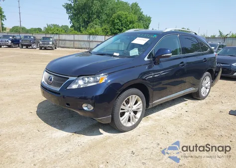 2010 Lexus Rx 450H z USA, uszkodzony, nr VIN JTJBC1BA6A2020705